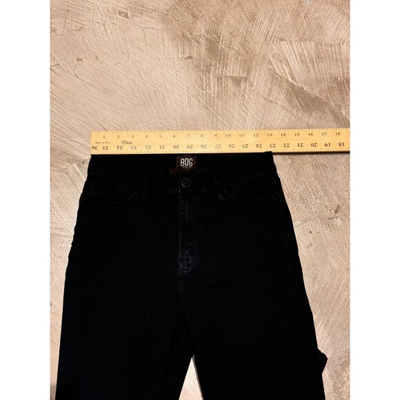 BDG Womens 26X28 Twig High-Rise Black Distressed Jeans Rocker Style Denim Urban - Picture 7 of 8